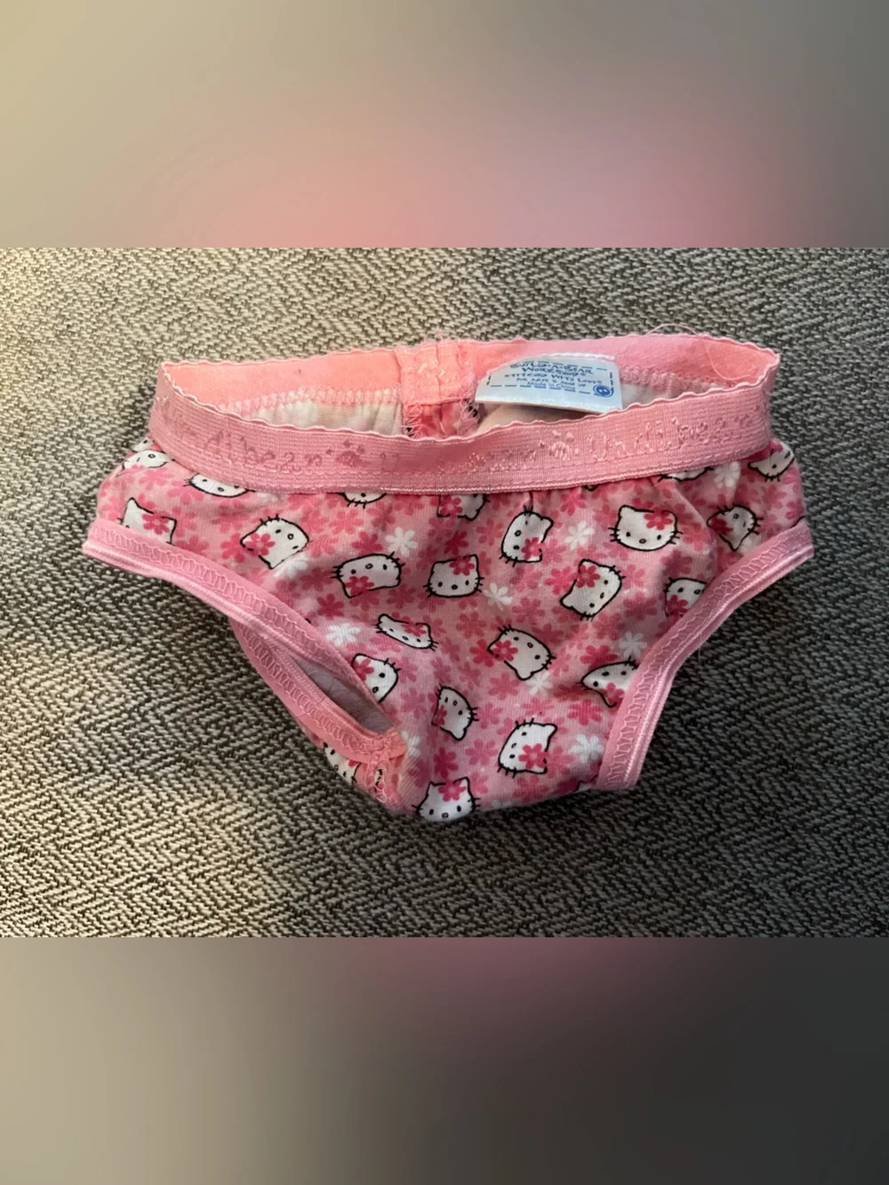 Build-A-Bear Workshop Pink Hello Kitty Underwear BABW Hello Kitty Panties HTF